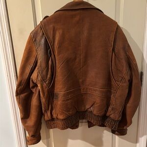 Vintage Bermans 90's Leather Jacket